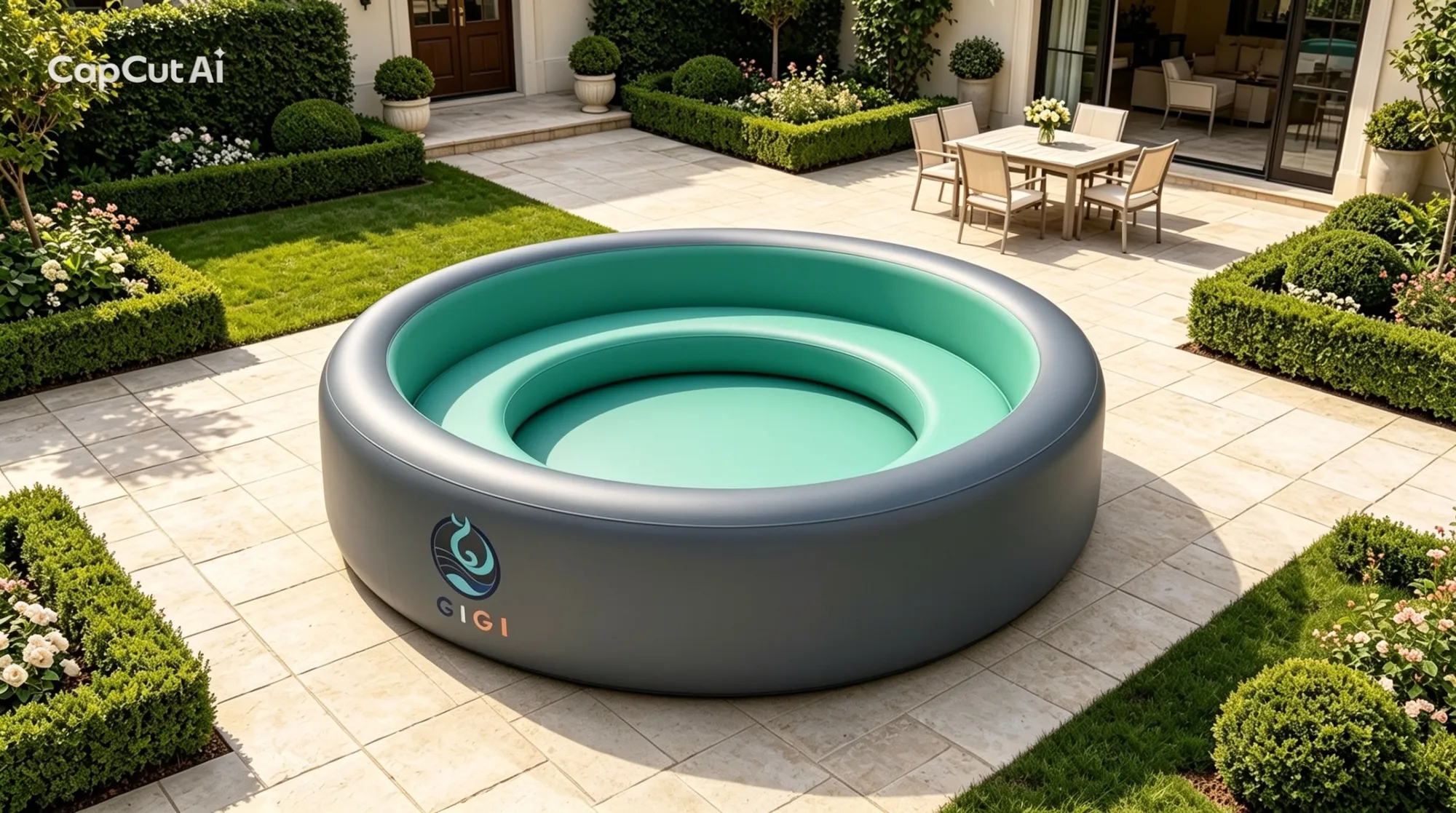 Piscine GIGI FRANCE Saphir, profondeur de nage réelle sur toute la surface